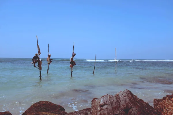 Okyanusta Polonyalı balıkçılar Sri Lanka