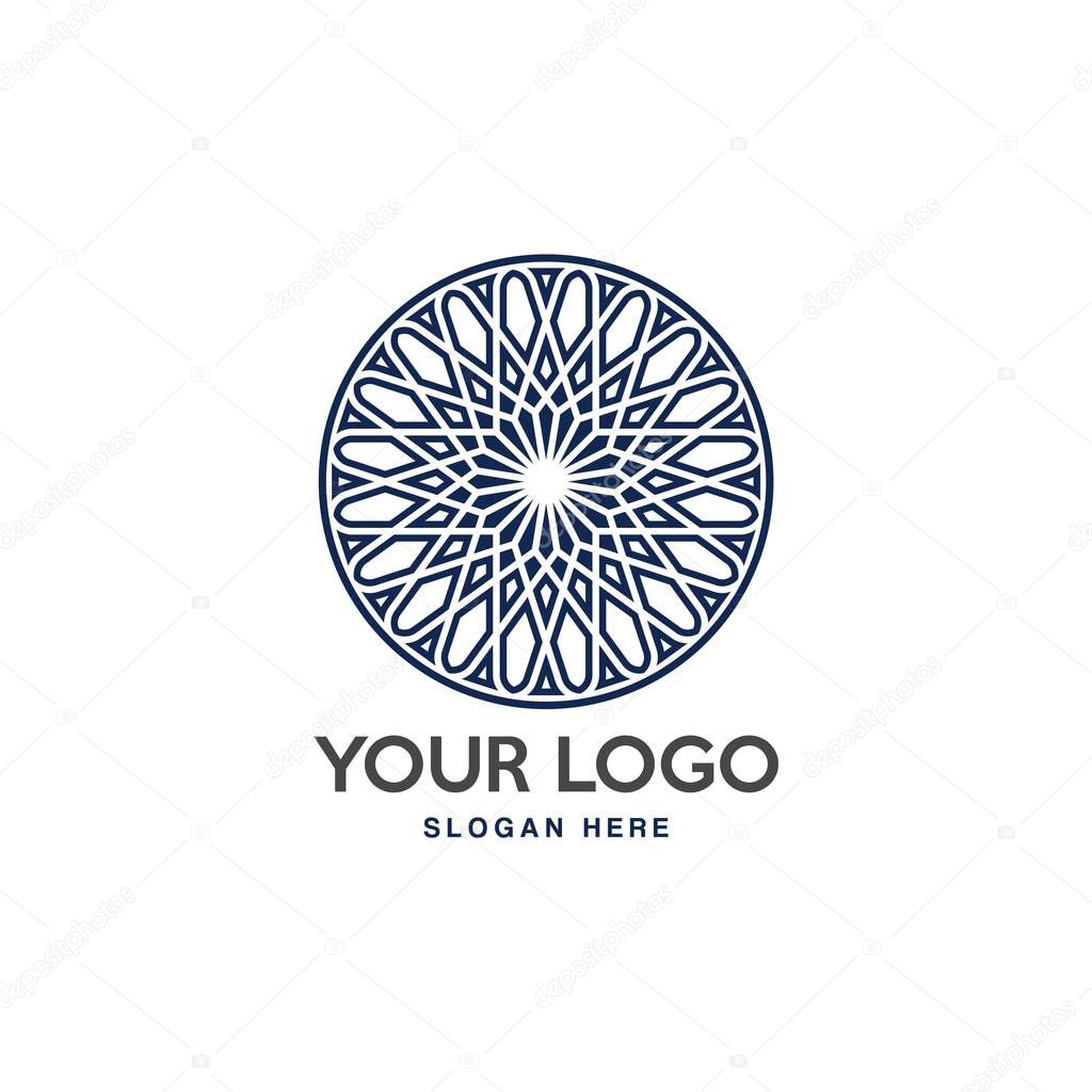 Luxury geometric Islamic Logo Design