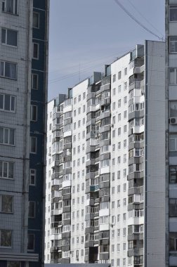 Nizhnevartovsk 'ta 16 katlı bir ev.