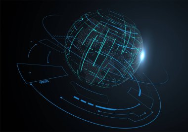 Sanal gerçeklik ve bilim ve teknoloji arka planı, yapay zeka ve bulut hesaplama, büyük veri, internet bağlantısı