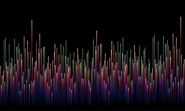 Lijnen Bestaande Uit Gloeiende Achtergronden Abstracte Vectorachtergrond — Stockvector