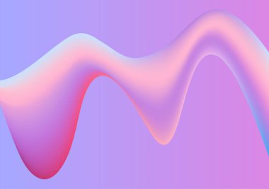 Akışkan renkler ayarlandı. Vektör şablonu