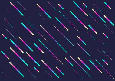 Renkli çizgiler soyut vektör arkaplanı