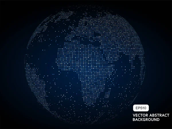 Concepto Abstracto Mundo Tierra Internacionalización Globalización — Vector de stock
