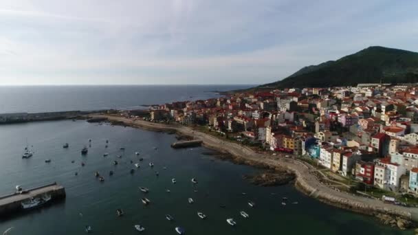 Cidade Incrível Perto Mar — Vídeo de Stock