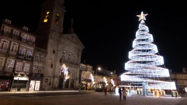 Video Von Der Stadtweihnacht — Stockvideo