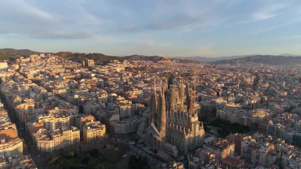Barcelona城市景观录像 — 图库视频影像