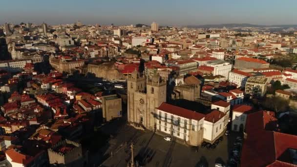 Historiska Staden Porto Porto — Stockvideo