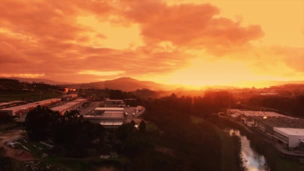 Video Industry Sunset — Stock Video
