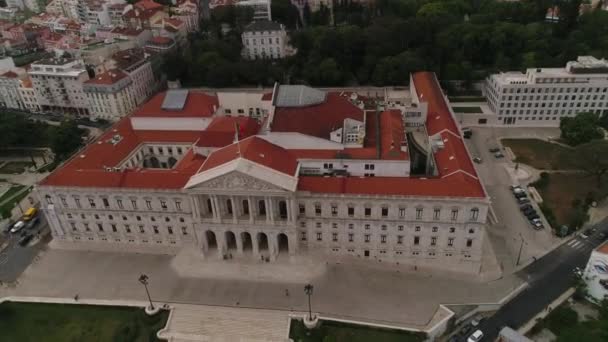 Lisboa Assembleia Republica Portuguesa — Stockvideo