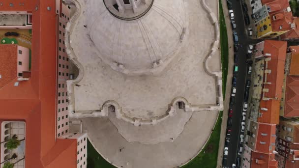 Panthéon National Vue Dessus Lisbon Portugal — Video