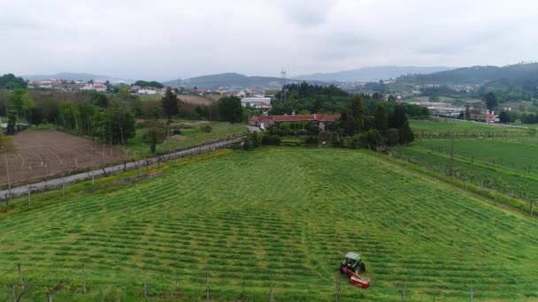 Vídeo Trabalho Trator Agrícola — Vídeo de Stock