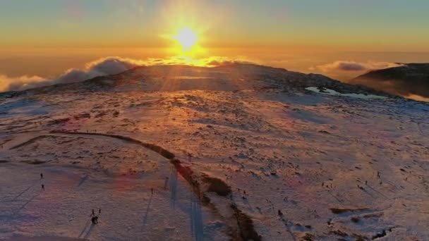 Paisagem Aérea Norte Panorama — Vídeo de Stock