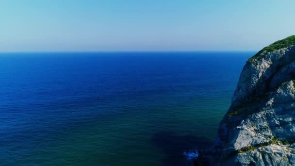 Vista Aérea Del Paisaje Costero Portugués — Vídeos de Stock