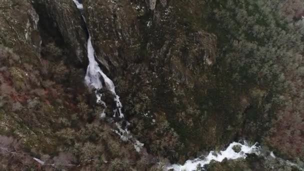 Video Cascata Invernale — Video Stock