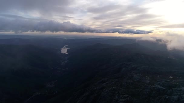 National Natural Park Geres Portugal — Stock Video