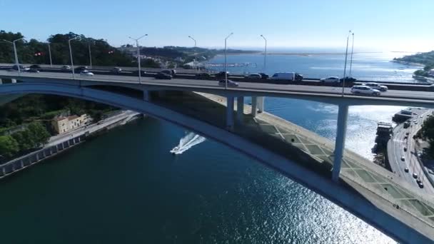 Puente Belleza Porto Portugal — Vídeos de Stock