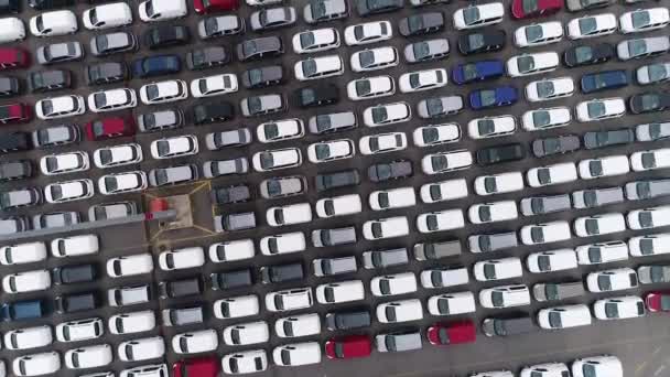 租用停车场进口及出口 — 图库视频影像