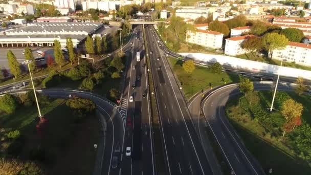 Verkehr Der Stadt — Stockvideo