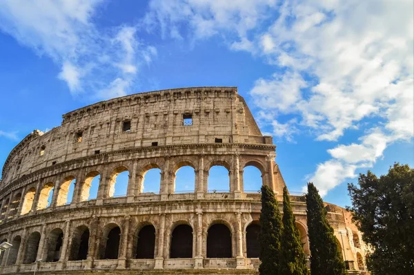 Colosseo Grande Citta Roma — Foto Stock