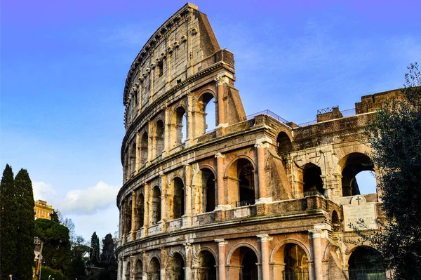 Κολοσσαίο Της Ρώμης Αμφιθέατρο Flavium — Φωτογραφία Αρχείου