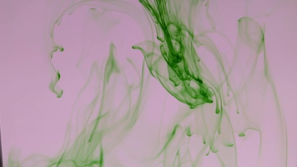 Abstract Colorful Paint Ink Explode Diffusion — Stock Video