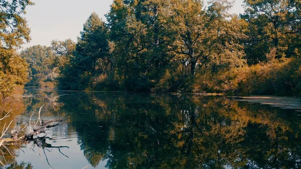 the mysterious river channel between the dangerous snags sticking