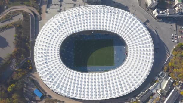 Національний спортивний комплекс "Олімпік". стадіон. — стокове відео