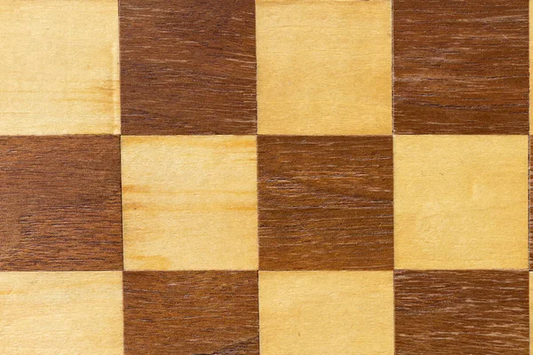 国际象棋棋盘是木制的 — 图库照片