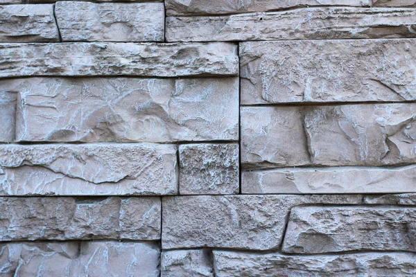 Decorative stone for wall cladding, close-up, background