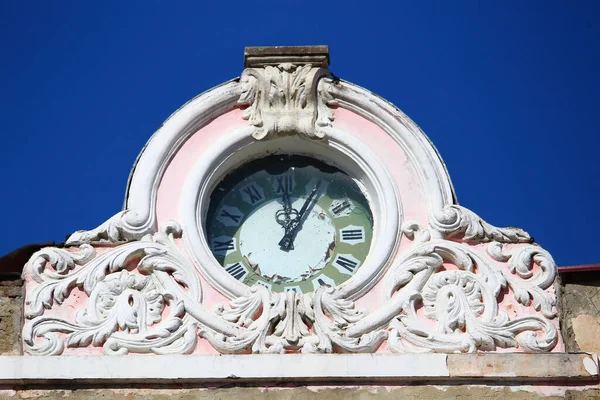 Horloge Rue Vintage Architecture Urbaine Vintage Fond — Photo