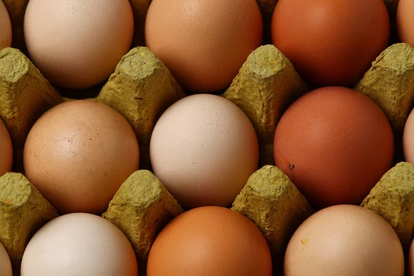 Farm natural home environmentally friendly eggs in a tray