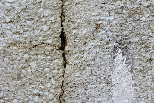 Grande Fissure Dans Mur Maison Fond — Photo