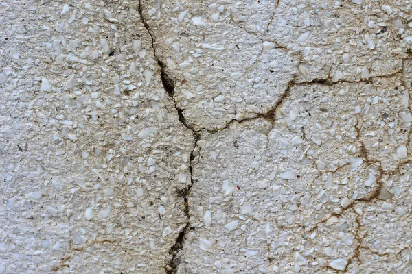 stock image Large crack in the wall of the house, background