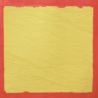 Boya tarafından yazılan yazı veya yazı için alanı olan soyut çerçeve.