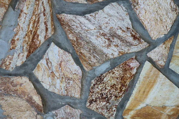 Pared Piedra Salvaje Decorativa Fondo Simbólico Abstracto —  Fotos de Stock