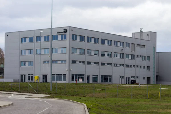 Balti Mołdawia Marca 2020 Niemiecka Fabryka Okablowania Draxlmaier Samochodów Zamkniętych — Zdjęcie stockowe