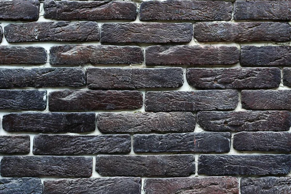 Современная Кирпичная Стена Серого Камня — стоковое фото