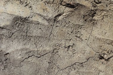 Arkaplan dokusu duvarı kuruduktan sonra çatlamış çimento