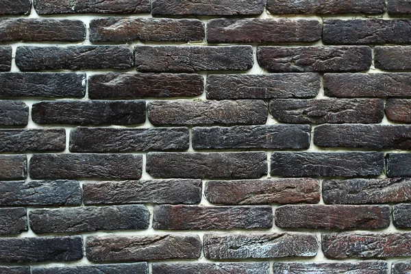 Современная Кирпичная Стена Серого Камня — стоковое фото