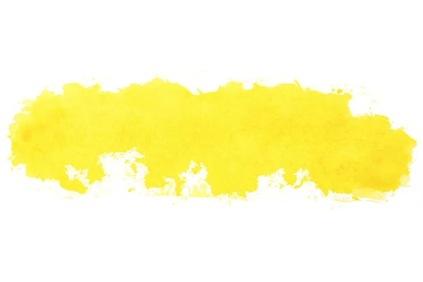 Abstract Copyspace Substrate Text Yellow Paint White Background Isolated — Stock Photo, Image