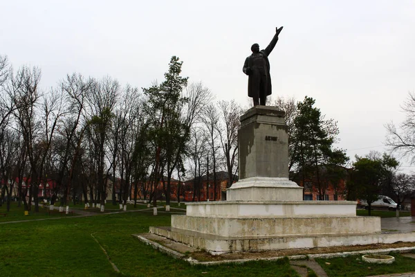 Lipcani Moldova 2020 Március Vladimir Iljics Lenin Egyik Utolsó Fennmaradt — Stock Fotó
