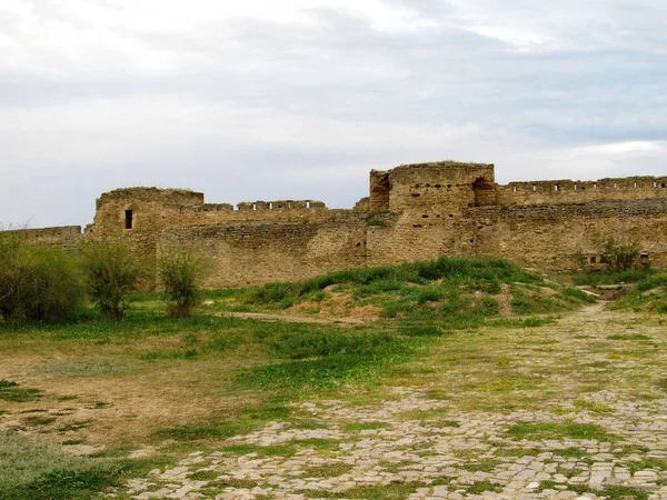 Akkerman Erőd Fal Udvar Belgorod Dnyeszter — Stock Fotó