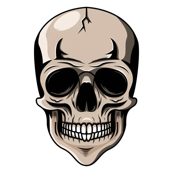 Логотип Талісмана Голови Черепа — стокове фото