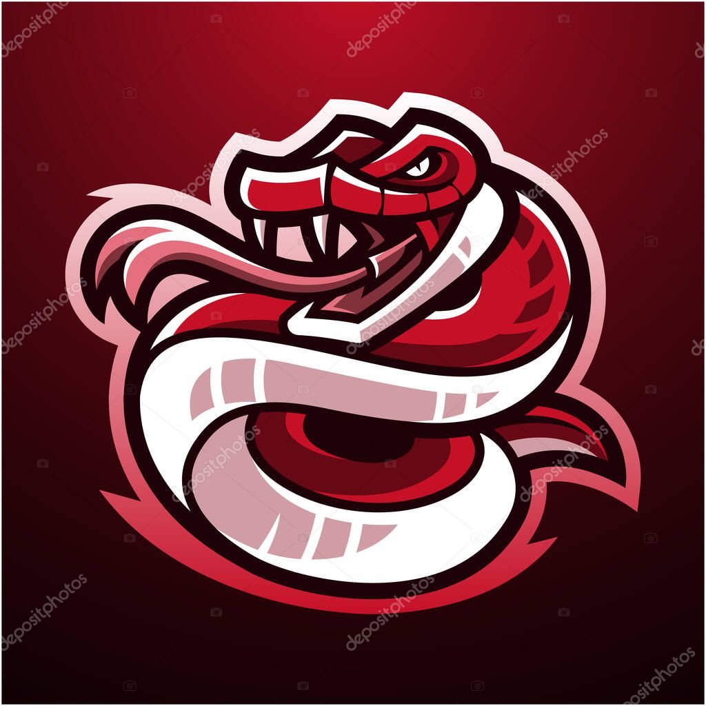 Viper esport mascot logo design