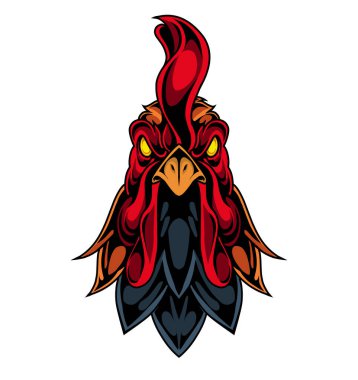 Rooster esport maskot logosu tasarımı