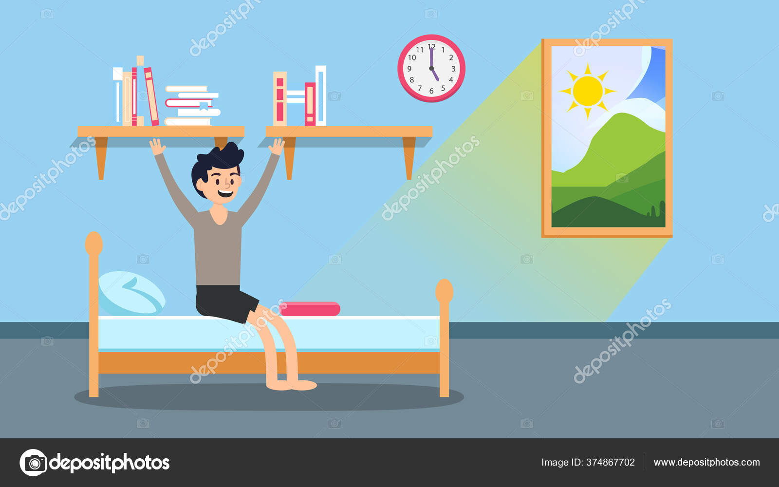 Niños despertando Imágenes Vectoriales, Gráfico Vectorial de Niños despertando | Depositphotos Niños despertando Imágenes Vectoriales, Gráfico Vectorial de Niños despertando | Depositphotos