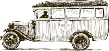 İkinci Dünya Savaşı'nın ambulans otobüs
