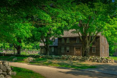 Malden, Massachusetts - Ekim 2019 - Bill O 'Reilly William James O' Reilly Jr. Amerikalı gazeteci, yazar ve Fox News 'un eski sunucusu Doug VB Goudie radyosunda ve 