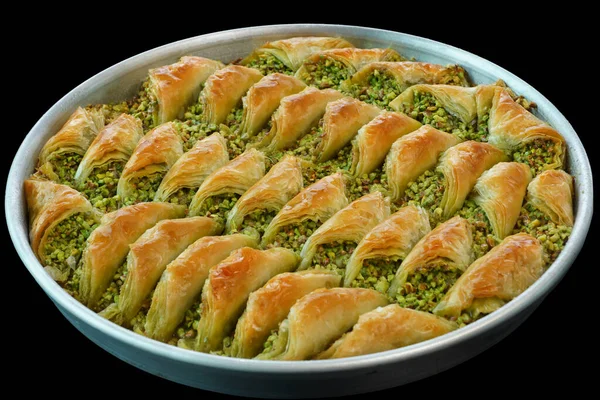 Baklava Tradicional Postre Turco Con Anacardo Nueces —  Fotos de Stock